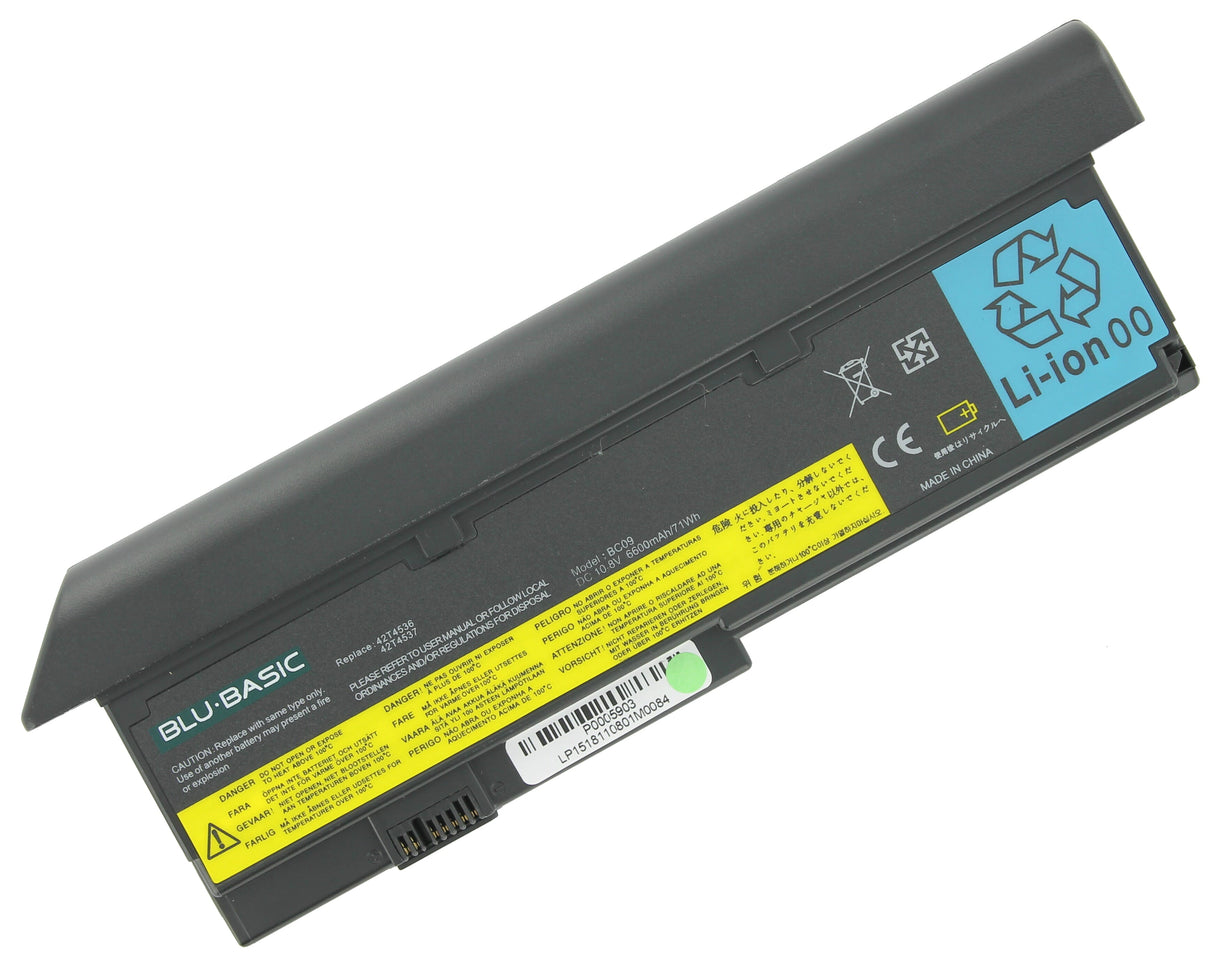 Blu-Basic Laptop-Batterie um 6600 mAh verlängert