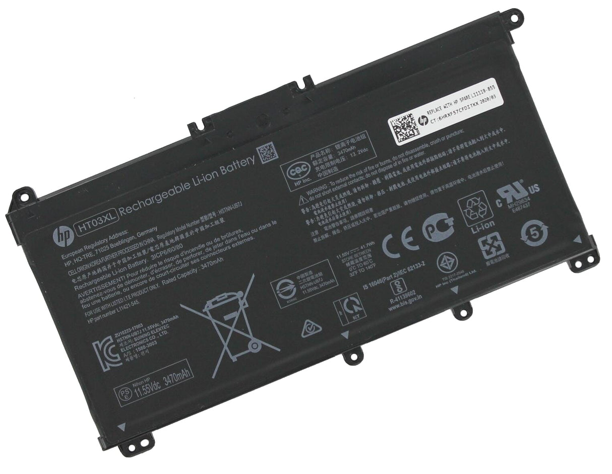 Batterie d'ordinateur portable HP 3420 mAh