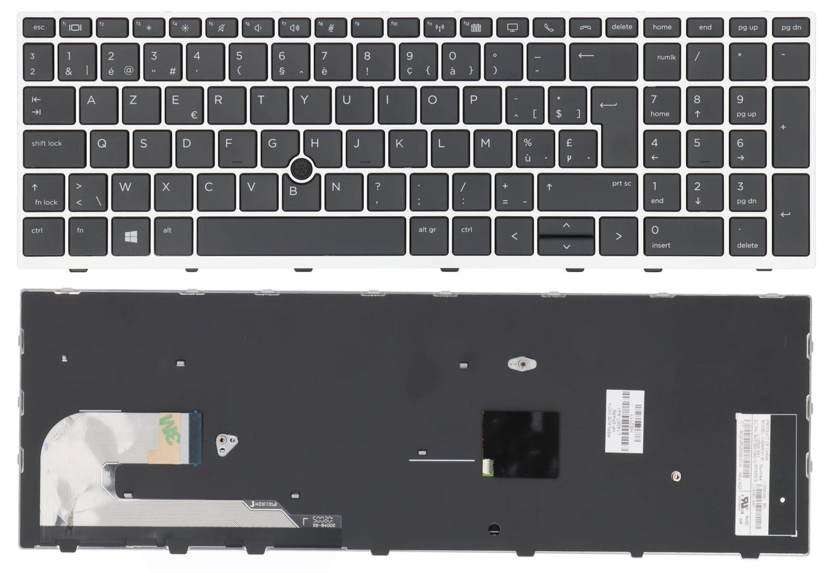 HP Laptop -tangentbord Azerty Be + Trackpoint