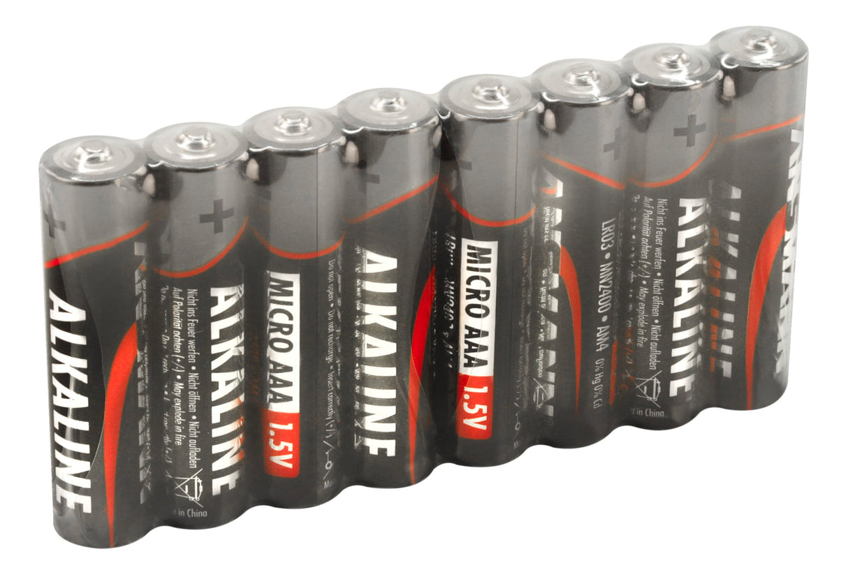 Ansmann Alkaline Battery Micro AAA LR03 8 st. krympfilm