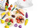 Dorjee Toy Snijset Wood Fruit and Lgumes