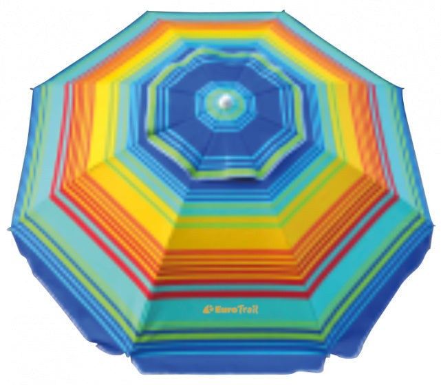 Eurotrail Parasol 180 x 160 cm en acier en polyester 3 pièces