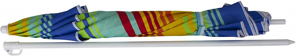 Eurotrail Parasol 180 x 160 cm en acier en polyester 3 pièces