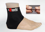 Chaussettes de cheville Ezeefit pour points de pression anti-débutants 2 mm Taille noire 36-38