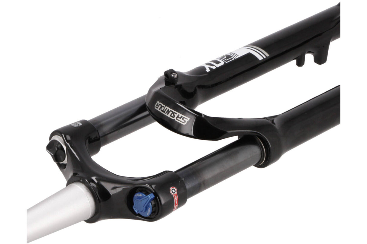 SRSUNTURUR SERMATURE XCR32-AUS FORK 27.5 lor qr tippt 100mm schwaarz