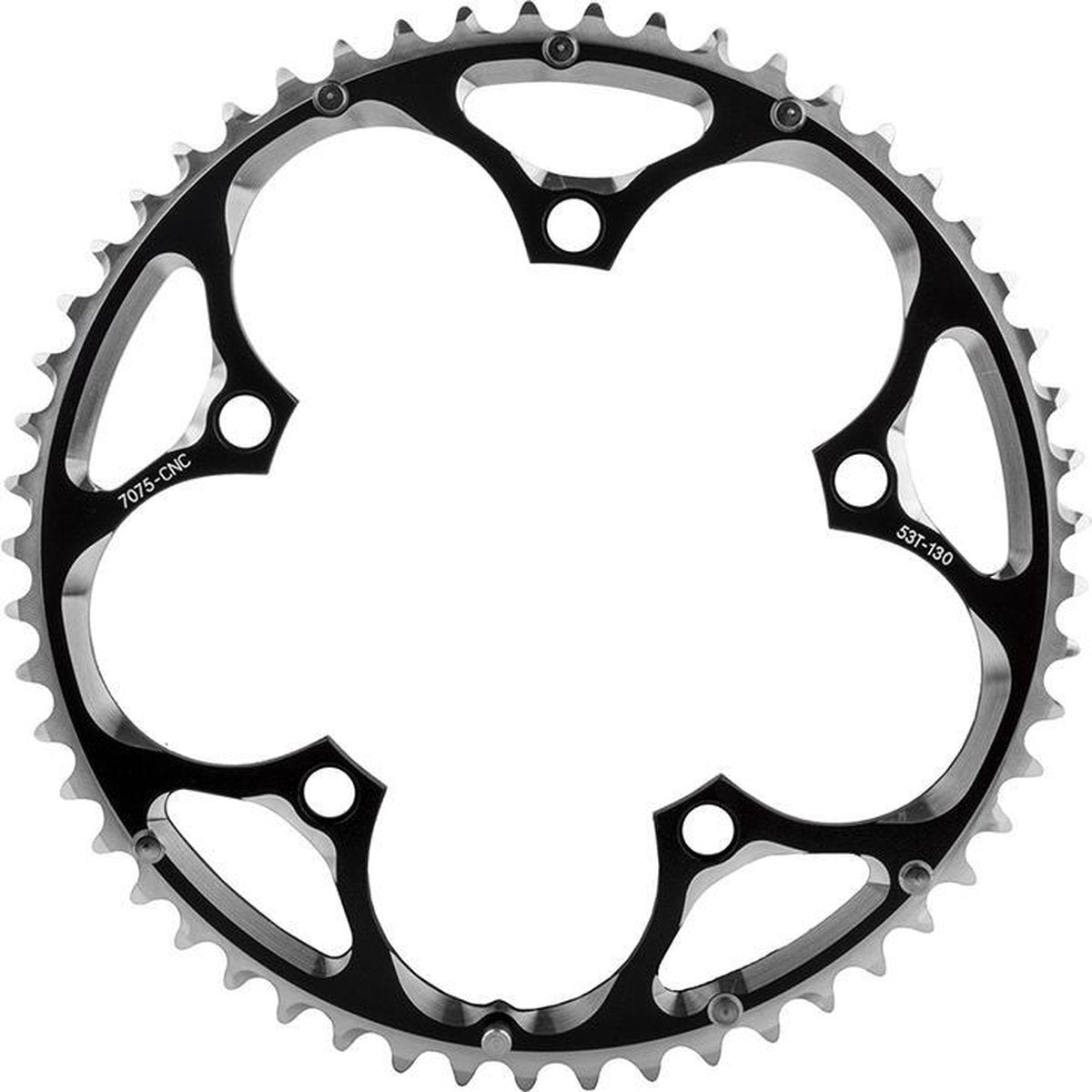 Łańcuch Sunrace Top 5 Hole 53T 130 mm Aluminium Black