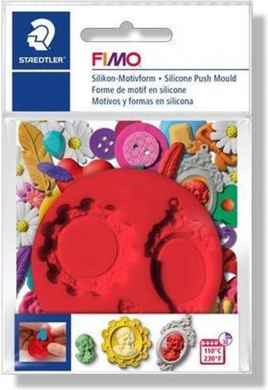 Fimo Kleimal Camee Junior 7 cm Silicone rouge