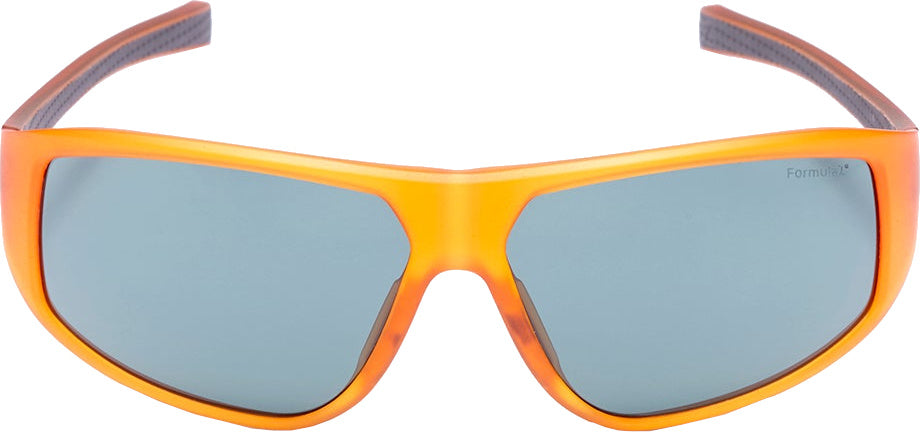 Lunettes de soleil de formule Cat rectangulaire unisexe.4 Gris orange