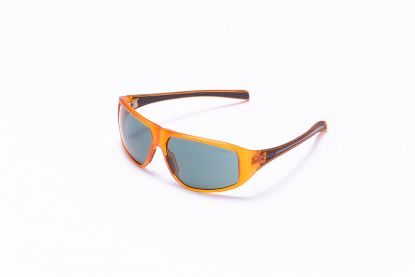 Lunettes de soleil de formule Cat rectangulaire unisexe.4 Gris orange