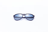 Lunettes de soleil de formule unisexes autour de chat.4 Navy Lichtblauw