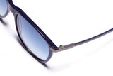 Lunettes de soleil de formule unisexes autour de chat.4 Navy Lichtblauw