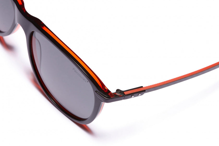 Lunettes de soleil de formule unisexe autour du chat.4 Gris clair noir