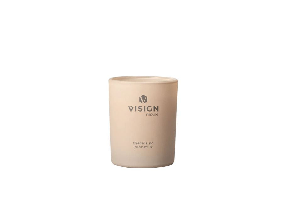 Visign Nature Sentor Candle Glass No Planet B