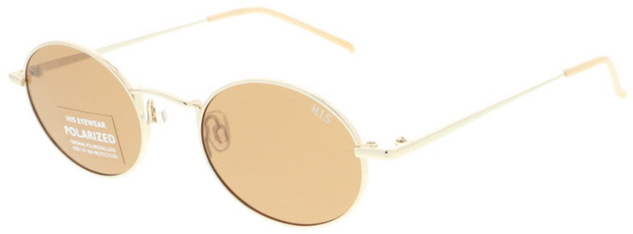 Les lunettes de soleil H.I.S Cat ovaal unisexe polarisé. 3. Orange blanc