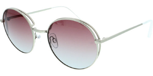 H.I.S Lunettes de soleil polarisés Panto Ladies Cat.2. rose argenté