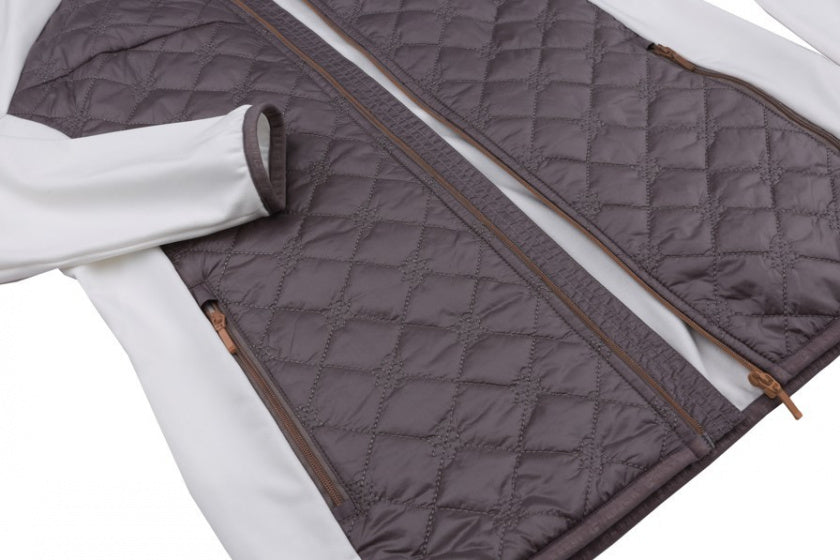Hannah Outdoorvest Elsa Ladies Polyester White Grey Taille 36