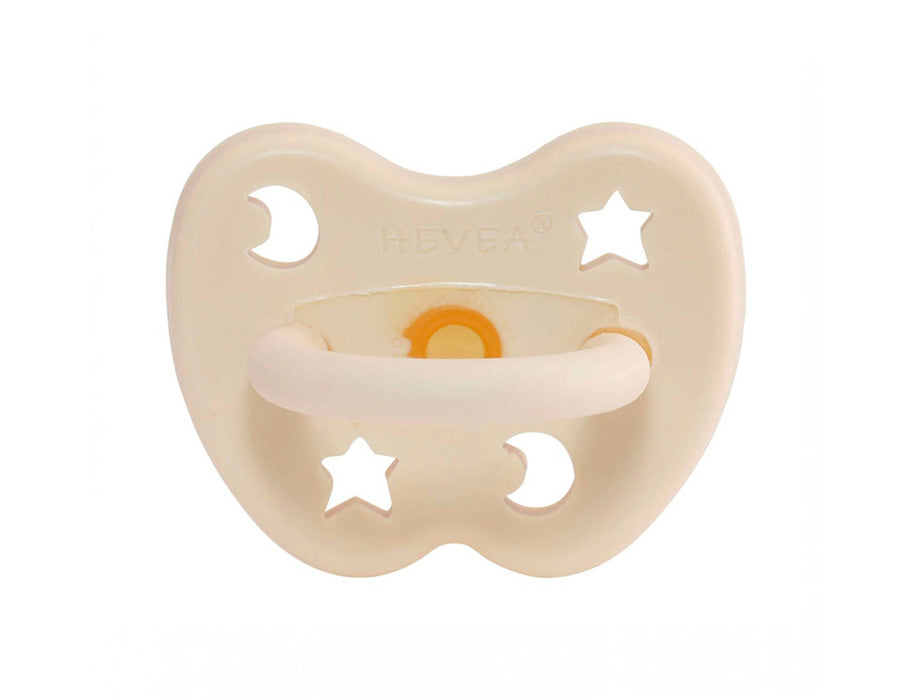 Hevea Speen ortho 0-3 meses Milky White