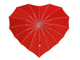 Parapluie du falcone - en forme de polyester de 110 cm rouge