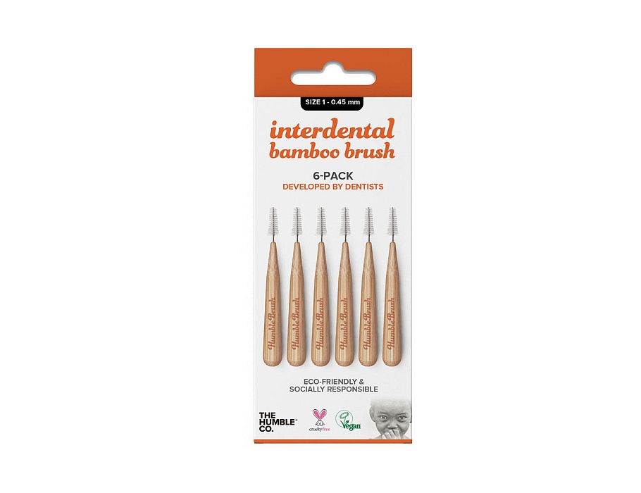 Humble Co. Interdental Brush 6 St Orange 0,45 mm