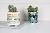 Muitencraft Flowerpot 10 x 5 cm bleu céramique