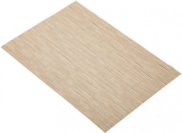 Kitchenccraft Placemat mélange 30 x 45 cm en PVC Polyester beige