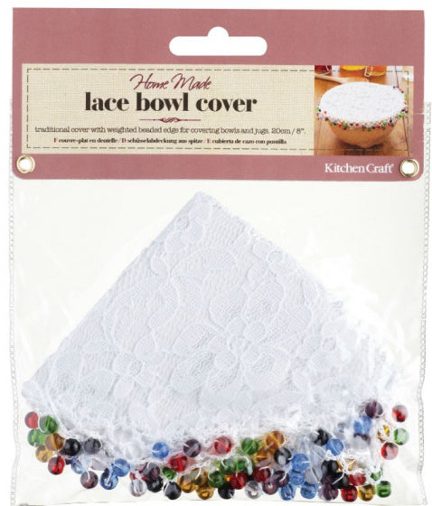 Kitchencraft saladebeschermer à la maison en dentelle de dentelle blanche