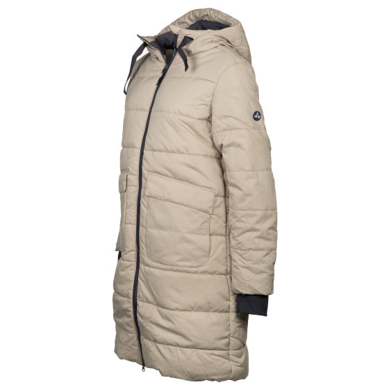 Ligne de vie Howitt Fake Down Parka Ladies Beige Taille xl