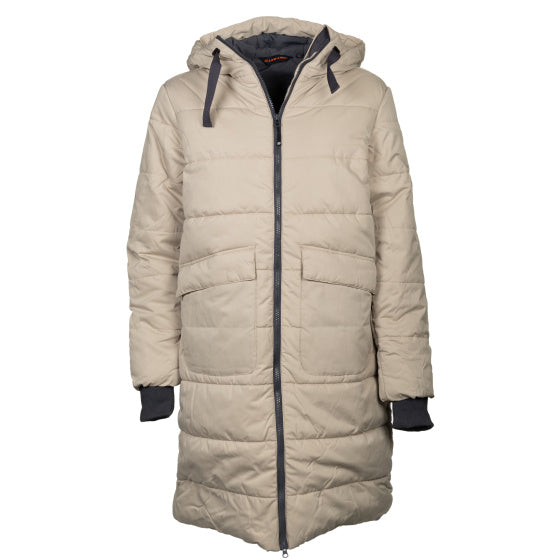 Ligne de vie Howitt Fake Down Parka Ladies Beige Taille xl