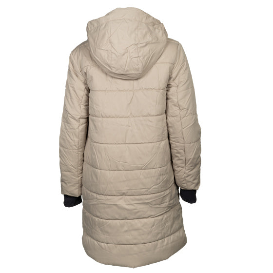Ligne de vie Howitt Fake Down Parka Ladies Beige Taille xl