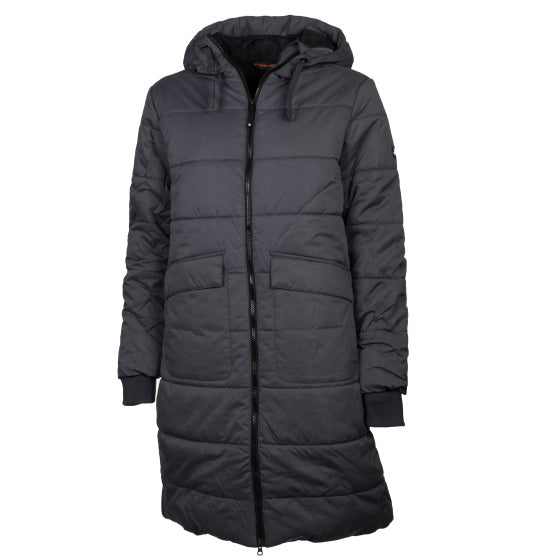 Ligne de durée de vie Howitt Fake Down Parka Ladies Grey Taille m