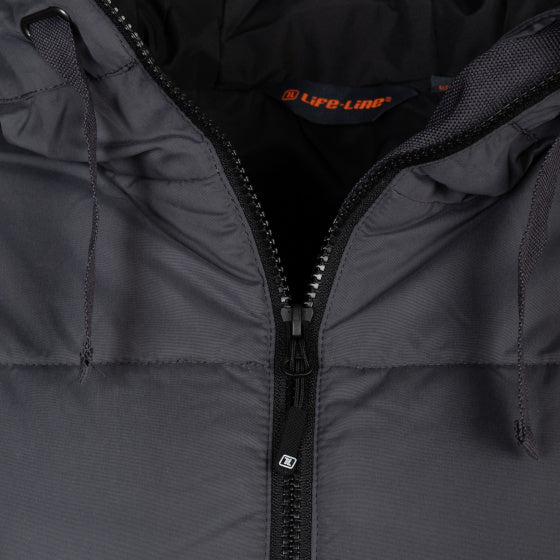 Ligne de durée de vie Howitt Fake Down Parka Ladies Grey Taille m