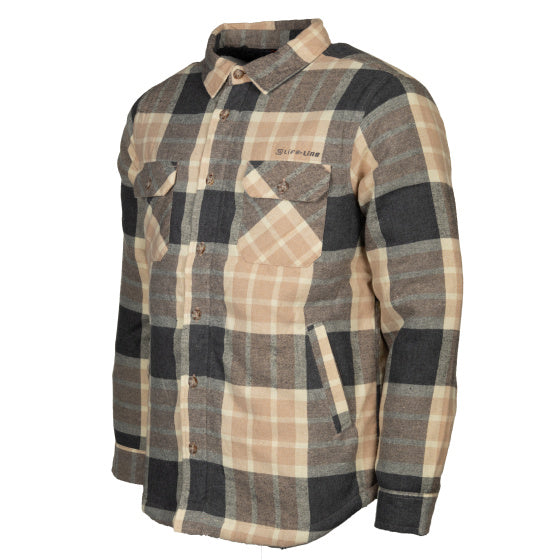 Ligne de vie Jervis Shird Flannel Men Hommes beige Taille L