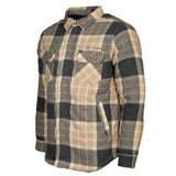 Ligne de vie Jervis Shirt Flannel Men Men Beige Taille 4xl