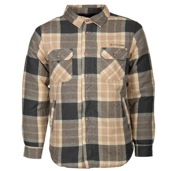 Ligne de vie Jervis Shird Flannel Men Hommes beige Taille L