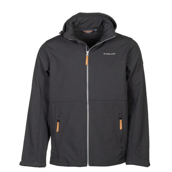 Line line kasper softshell veste hommes noirs taille m
