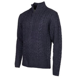 Ligne de vie marcel pull en tricot à moitié zip pour hommes