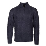 Ligne de vie marcel pull en tricot à moitié zip pour hommes