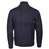 Ligne de vie marcel pull en tricot à moitié zip pour hommes