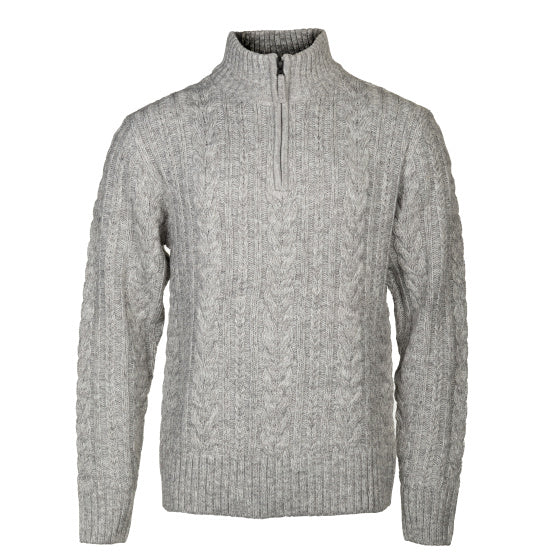 Ligne de vie marcel pull en tricot à moitié zip hommes