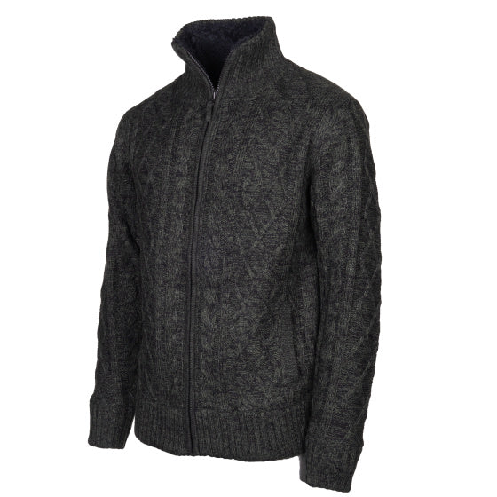 Ligne de vie Morgan 2 Morgan Knit Full Zip Men's Green Taille 4xl