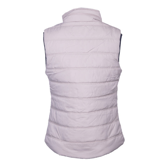 Ligne de durée de vie Tully Fake Down Bodywarmer Ladies Beige Taille 3xl