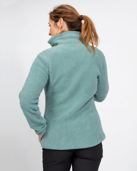 Ligne de vie wendy fleecevevest dames green taille s