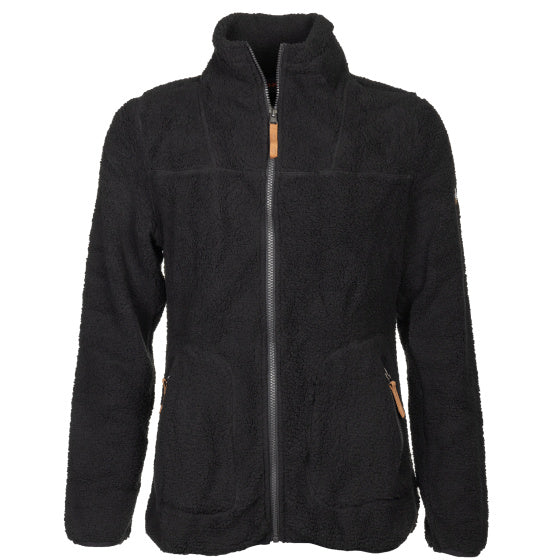 Ligne de vie wendy fleecevevest dames noire taille l
