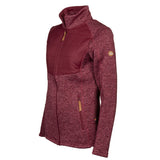 Ligne de vie willemijn fleecevest dames bordeaux taille 3xl