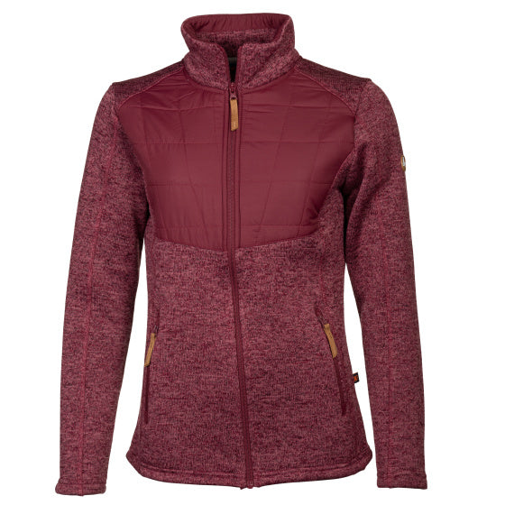 Ligne de vie willemijn fleecevest dames bordeaux taille 3xl