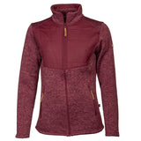 Ligne de vie willemijn fleecevest dames bordeaux taille 4xl