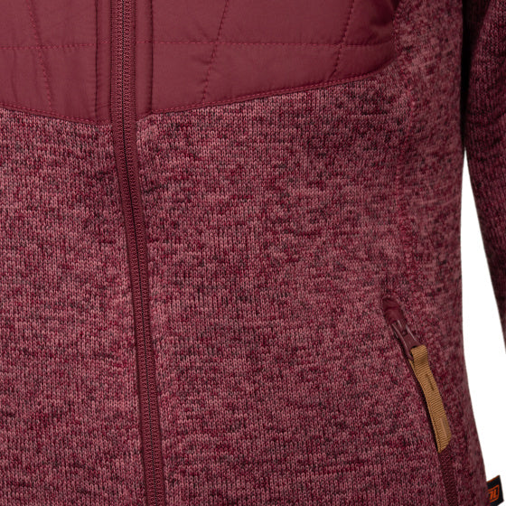 Ligne de vie Willemijn Fleecevest Ladies Bordeaux Taille xxl
