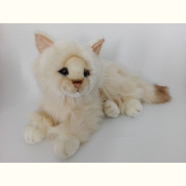 Cat birman couché 30cm