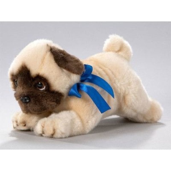 Lying pug puppy 26cm