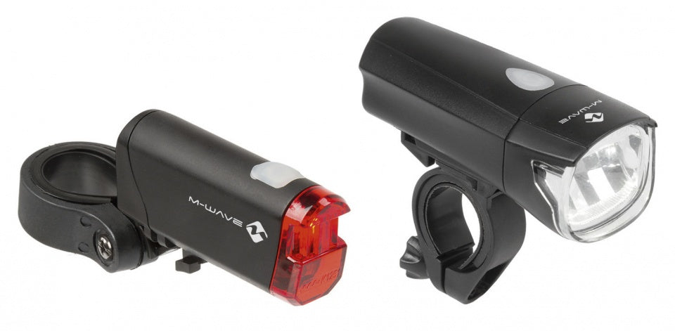 Éclairage M-Wave Set Atlas K 50 LED Batterie noire